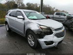 2016 Chevrolet Equinox Lt Silver vin: 2GNALCEK5G1114217