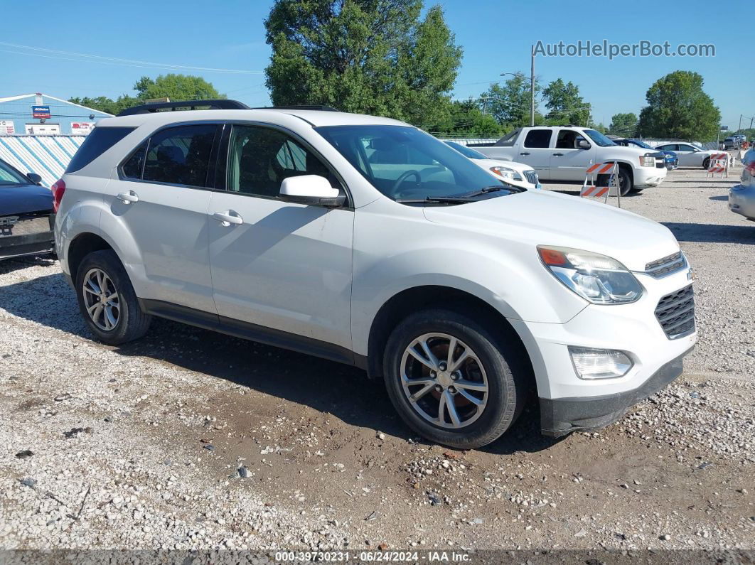 2016 Chevrolet Equinox Lt White vin: 2GNALCEK5G1122382