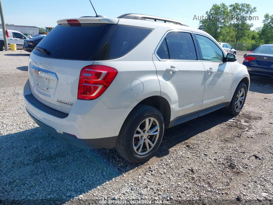 2016 Chevrolet Equinox Lt White vin: 2GNALCEK5G1122382