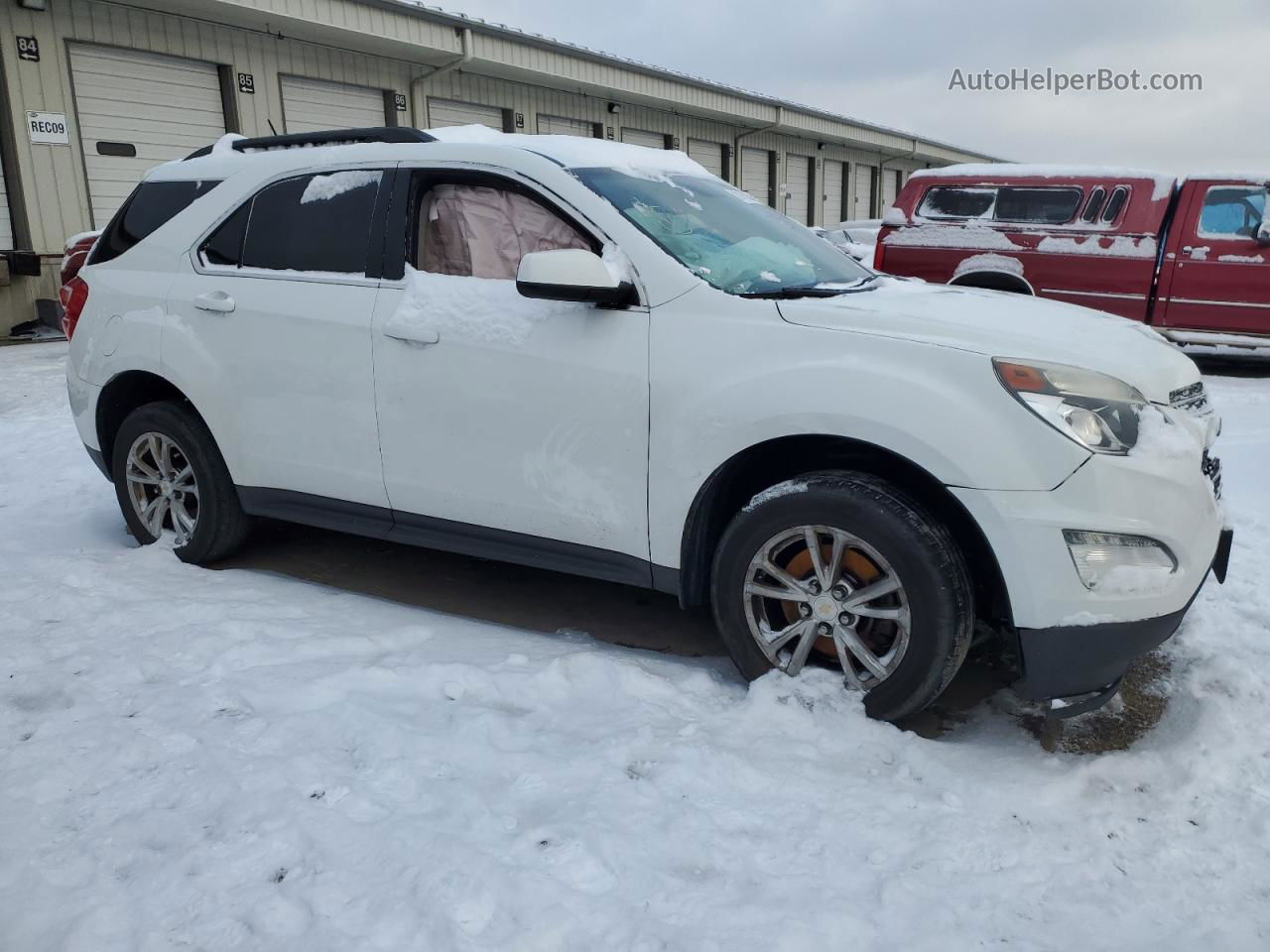 2016 Chevrolet Equinox Lt White vin: 2GNALCEK5G1148657