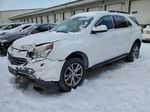 2016 Chevrolet Equinox Lt White vin: 2GNALCEK5G1148657