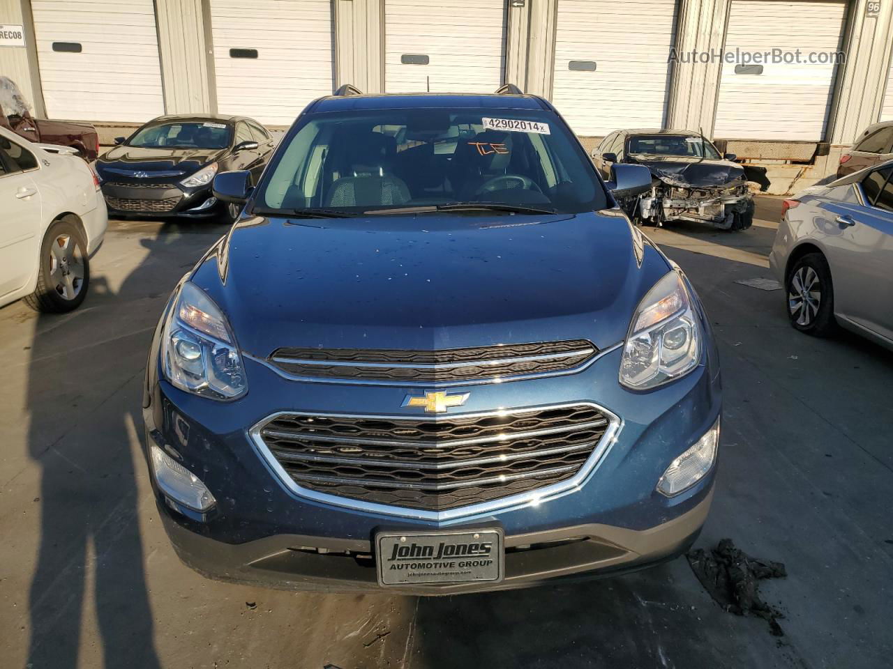 2016 Chevrolet Equinox Lt Blue vin: 2GNALCEK5G6175358