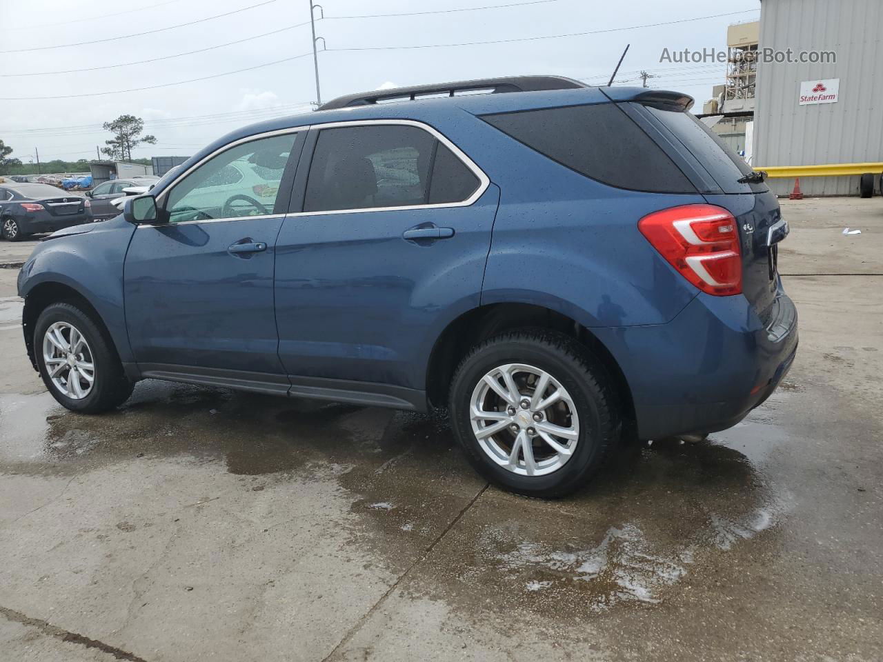 2016 Chevrolet Equinox Lt Синий vin: 2GNALCEK5G6236904