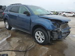 2016 Chevrolet Equinox Lt Синий vin: 2GNALCEK5G6236904