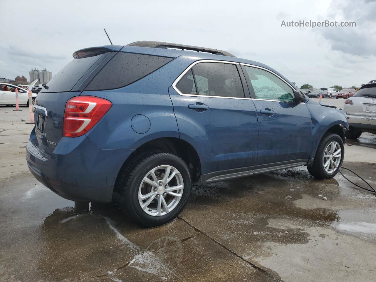 2016 Chevrolet Equinox Lt Синий vin: 2GNALCEK5G6236904