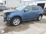 2016 Chevrolet Equinox Lt Синий vin: 2GNALCEK5G6236904