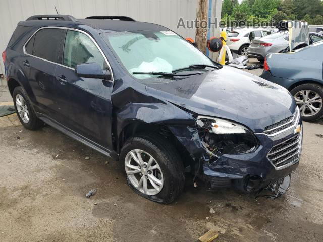 2017 Chevrolet Equinox Lt Синий vin: 2GNALCEK5H1500900