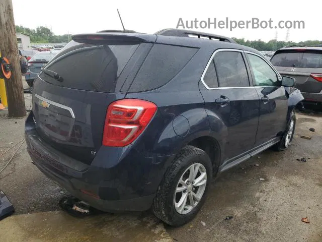 2017 Chevrolet Equinox Lt Синий vin: 2GNALCEK5H1500900