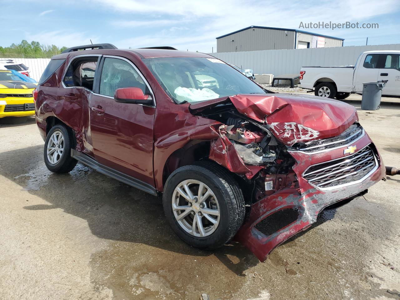 2017 Chevrolet Equinox Lt Maroon vin: 2GNALCEK5H1521214