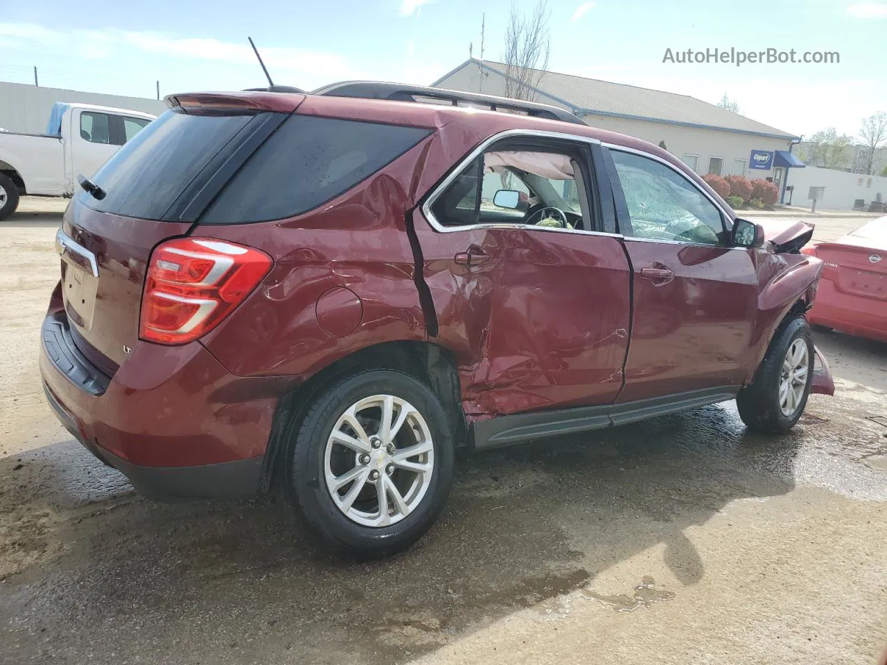 2017 Chevrolet Equinox Lt Maroon vin: 2GNALCEK5H1521214