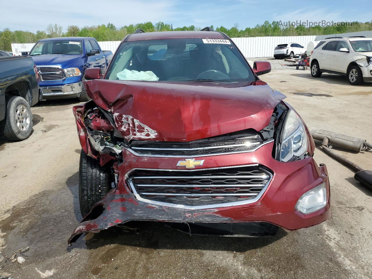 2017 Chevrolet Equinox Lt Maroon vin: 2GNALCEK5H1521214