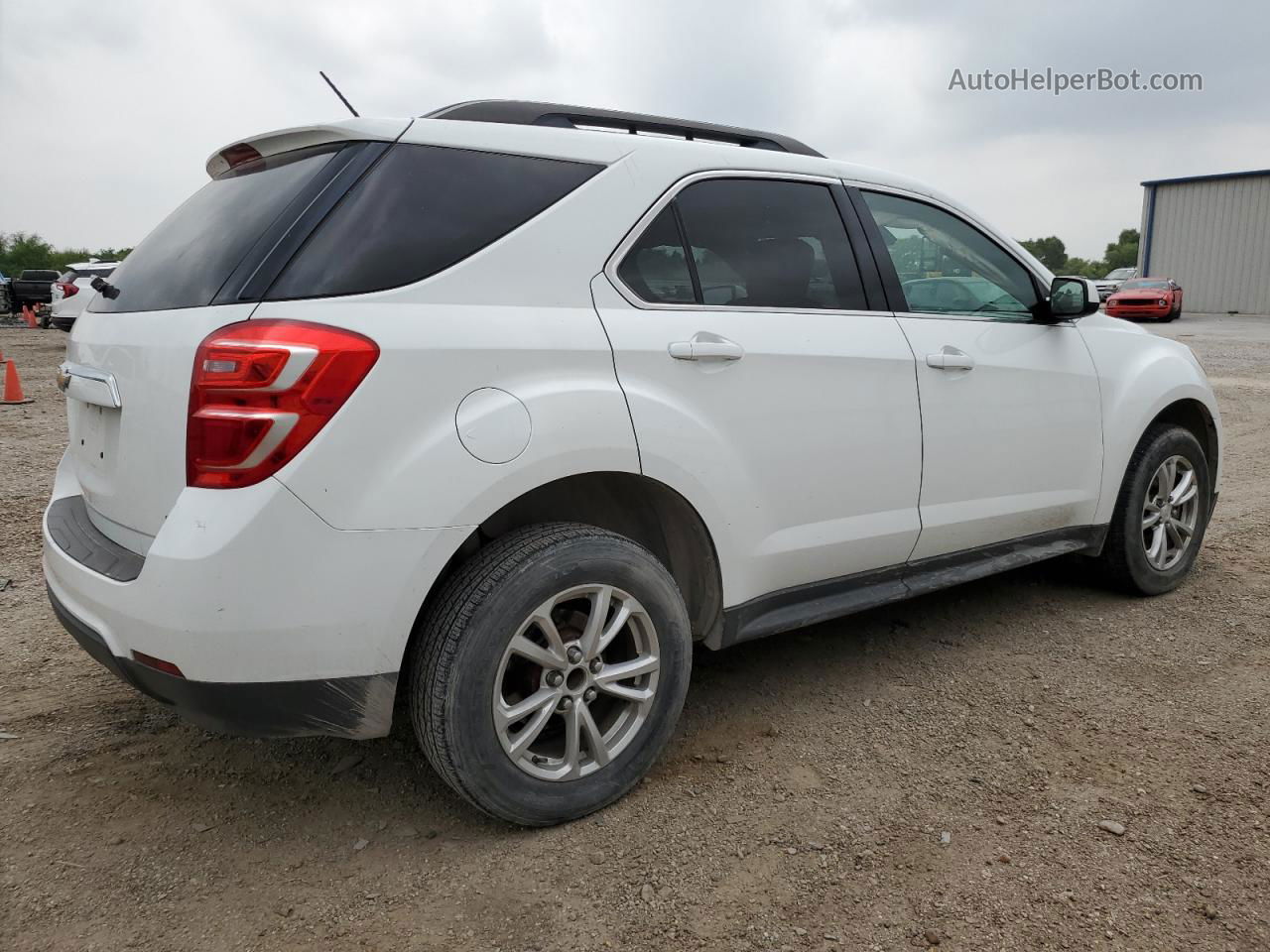 2017 Chevrolet Equinox Lt White vin: 2GNALCEK5H1582756