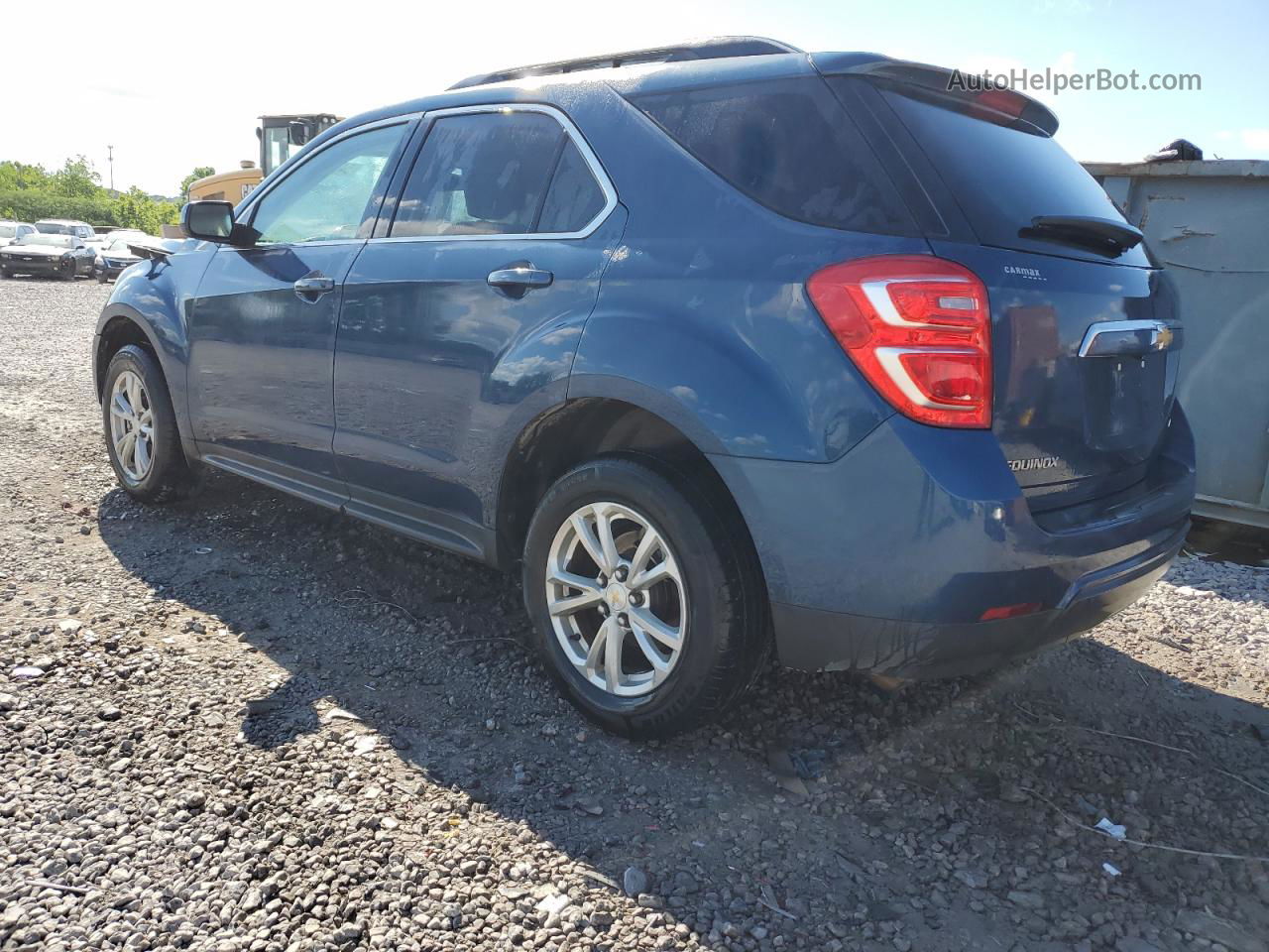 2017 Chevrolet Equinox Lt Синий vin: 2GNALCEK5H6117381