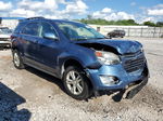 2017 Chevrolet Equinox Lt Синий vin: 2GNALCEK5H6117381