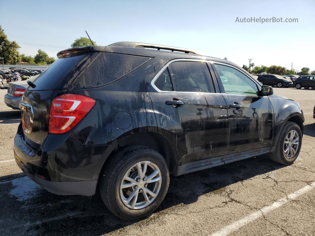 2017 Chevrolet Equinox Lt Черный vin: 2GNALCEK5H6201734