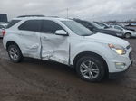 2016 Chevrolet Equinox Lt White vin: 2GNALCEK6G1107602