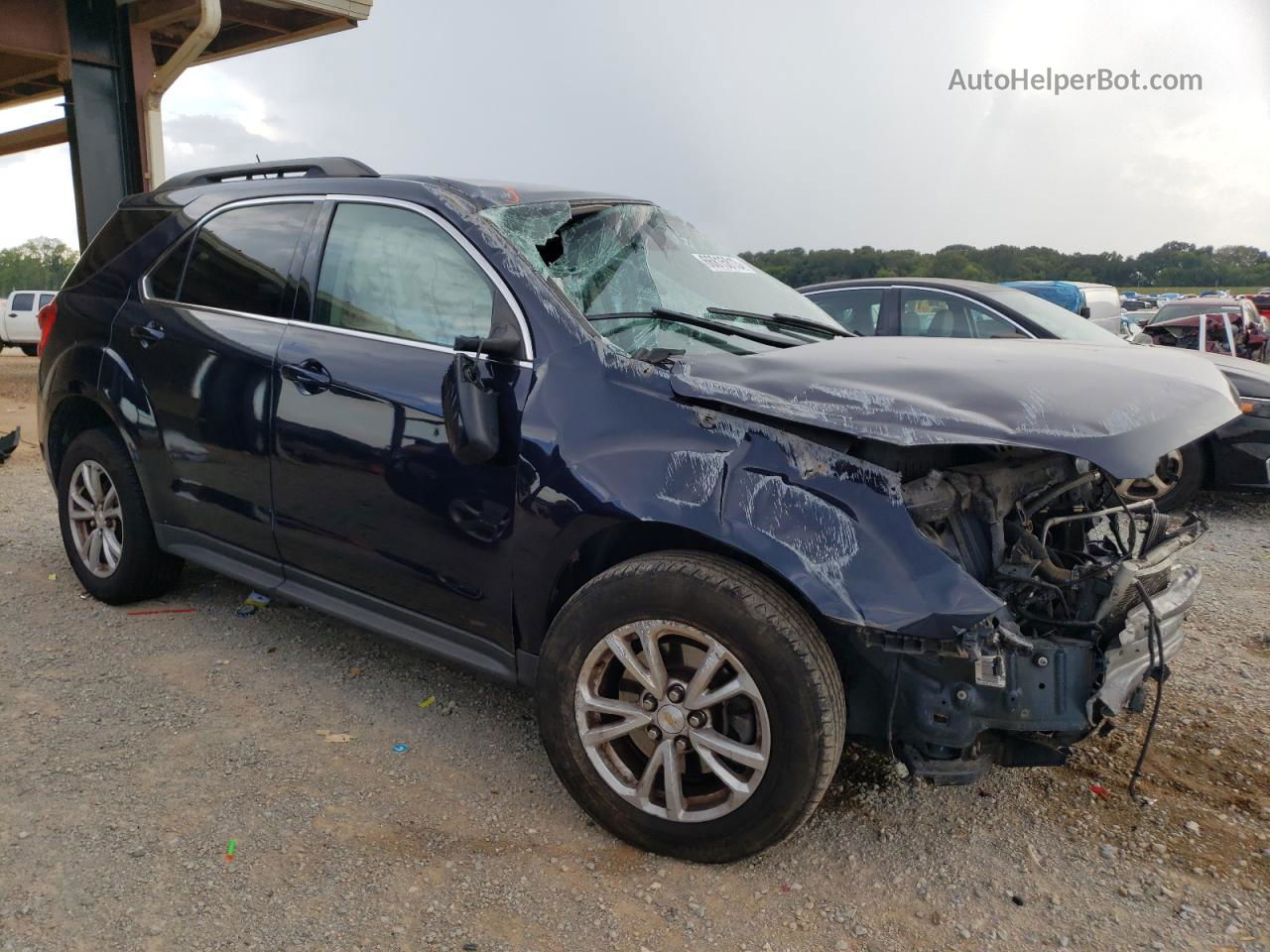 2016 Chevrolet Equinox Lt Синий vin: 2GNALCEK6G1135092