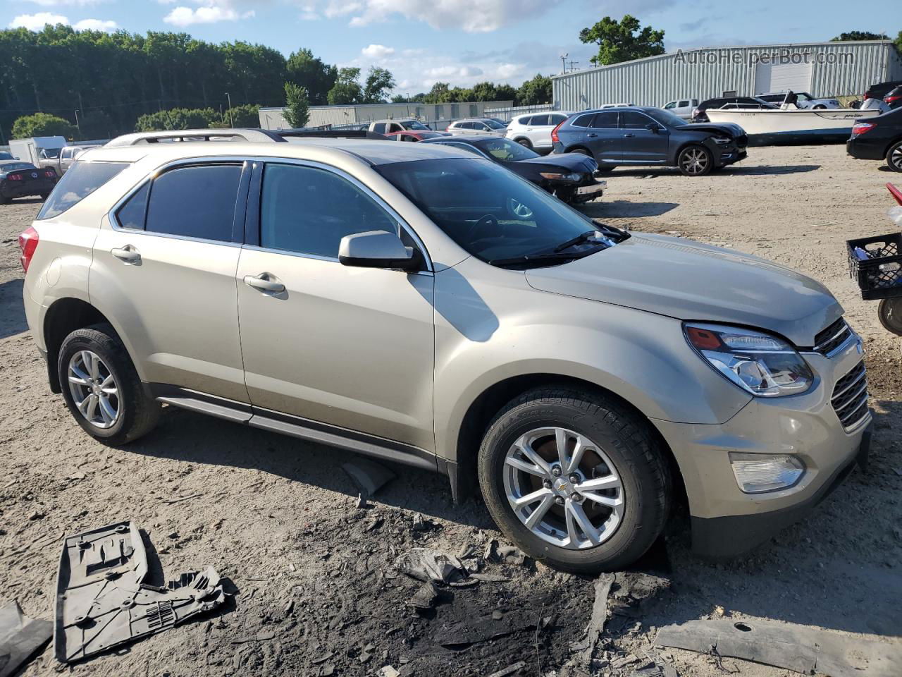 2016 Chevrolet Equinox Lt Tan vin: 2GNALCEK6G1136341