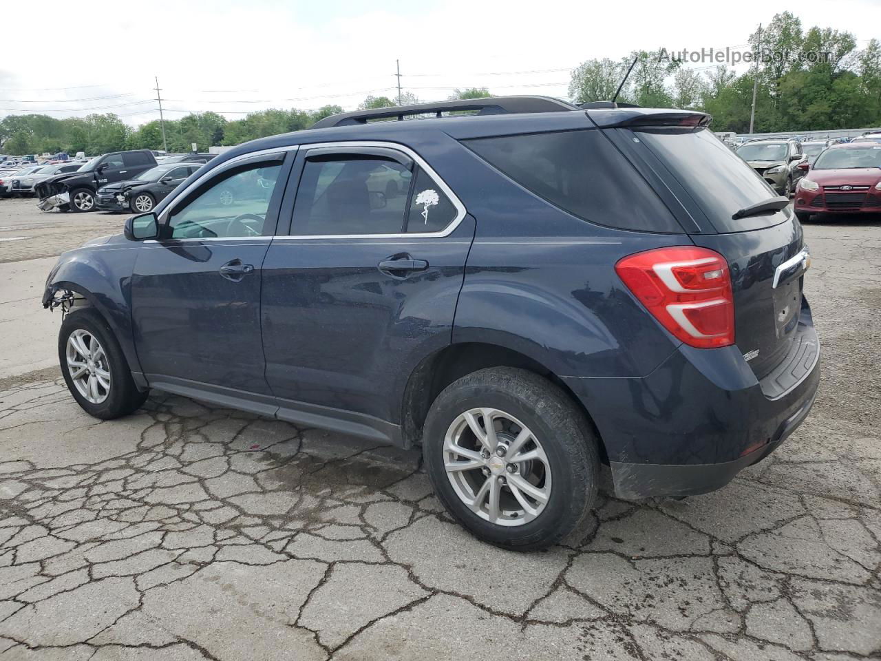 2016 Chevrolet Equinox Lt Синий vin: 2GNALCEK6G1179805