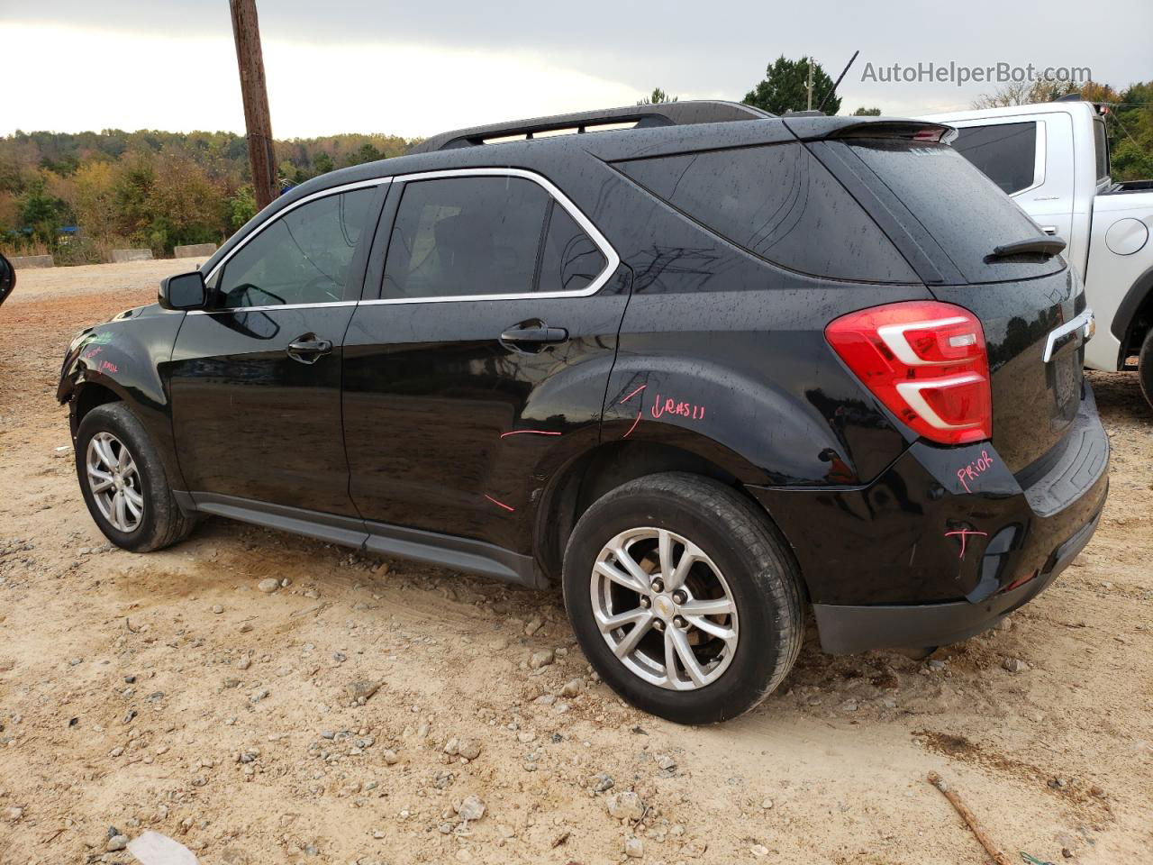 2016 Chevrolet Equinox Lt Черный vin: 2GNALCEK6G6137542