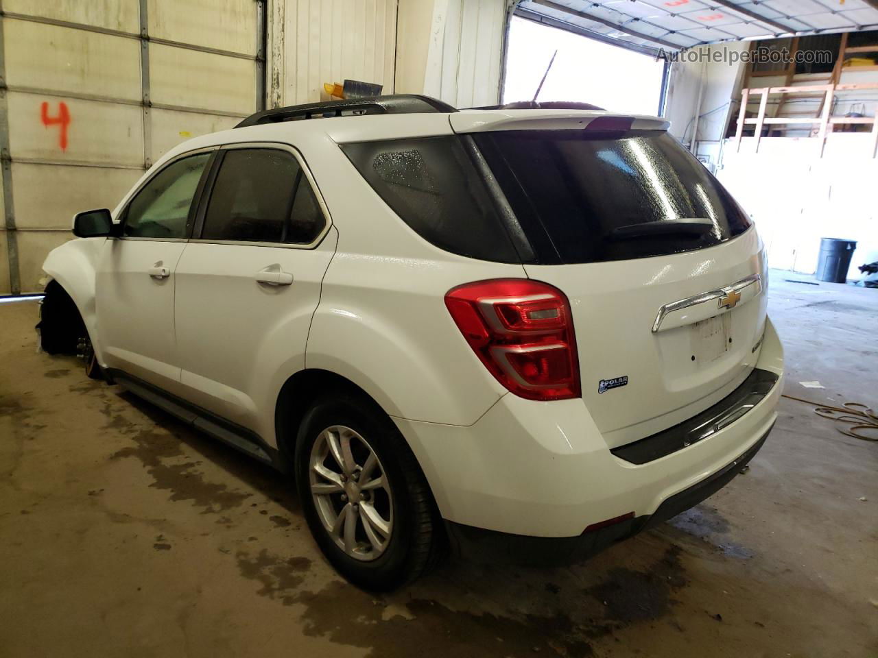 2016 Chevrolet Equinox Lt White vin: 2GNALCEK6G6173120