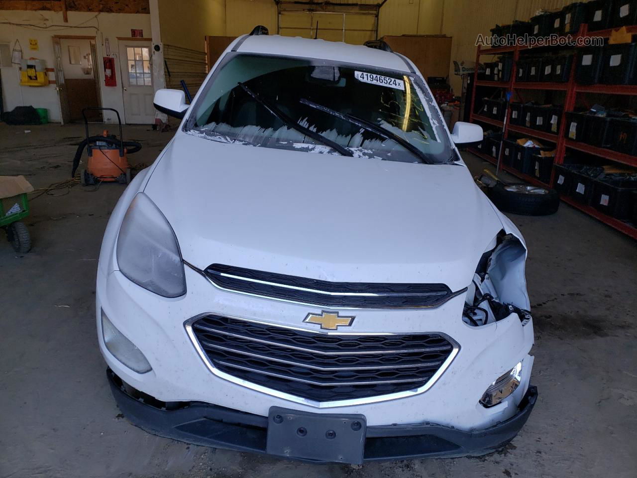 2016 Chevrolet Equinox Lt White vin: 2GNALCEK6G6173120