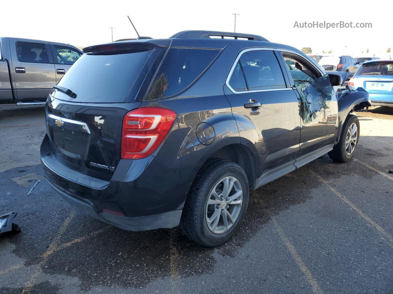 2016 Chevrolet Equinox Lt Charcoal vin: 2GNALCEK6G6228911