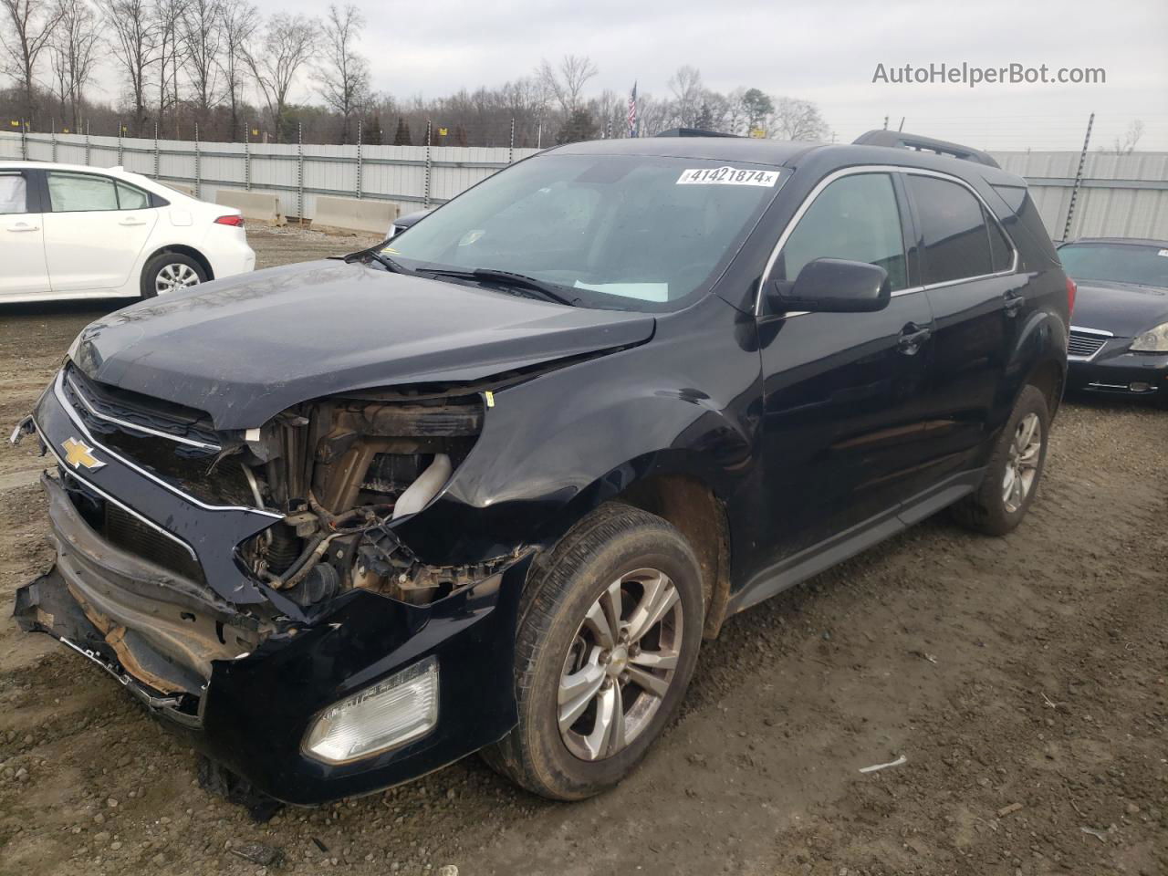 2016 Chevrolet Equinox Lt Black vin: 2GNALCEK6G6247197