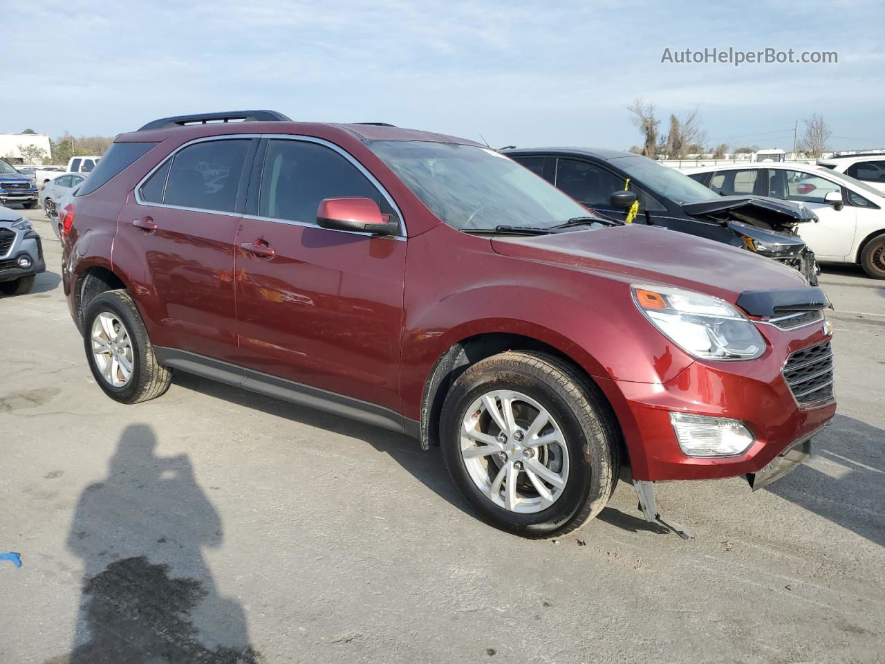 2017 Chevrolet Equinox Lt Red vin: 2GNALCEK6H1505815