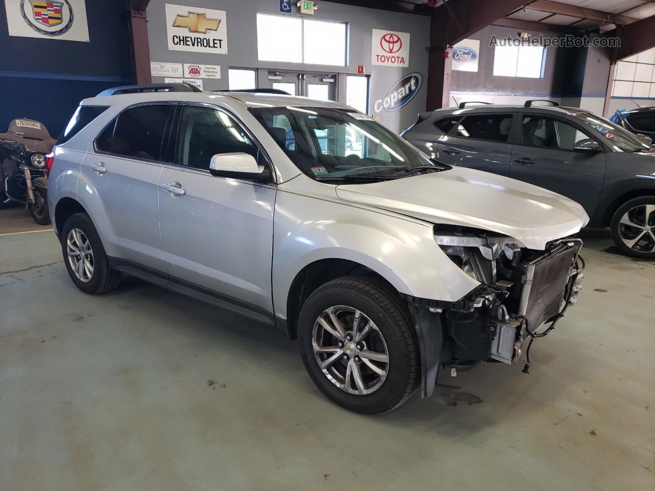 2017 Chevrolet Equinox Lt Silver vin: 2GNALCEK6H1508925