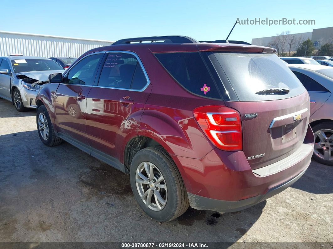 2017 Chevrolet Equinox Lt Maroon vin: 2GNALCEK6H1510996