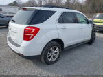 2017 Chevrolet Equinox Lt White vin: 2GNALCEK6H1577386