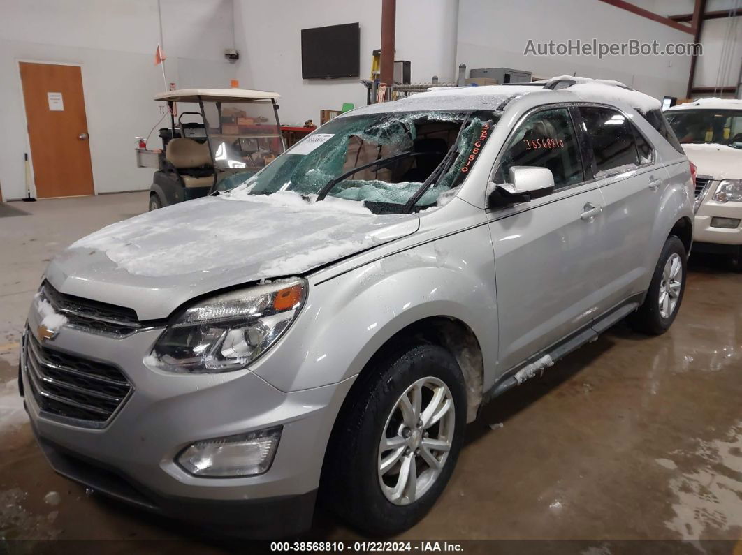 2017 Chevrolet Equinox Lt Silver vin: 2GNALCEK6H1584564