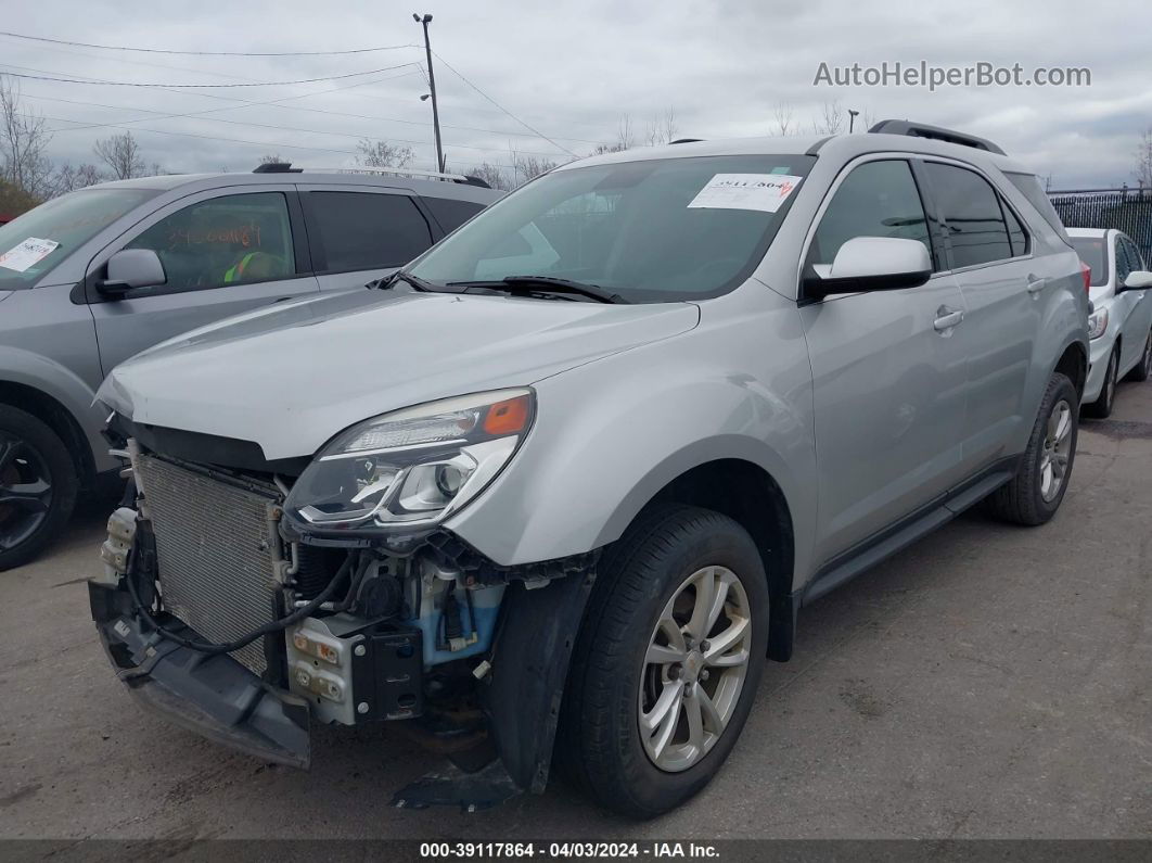 2017 Chevrolet Equinox Lt Серебряный vin: 2GNALCEK6H1595662