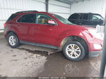 2017 Chevrolet Equinox Lt Burgundy vin: 2GNALCEK6H1605283