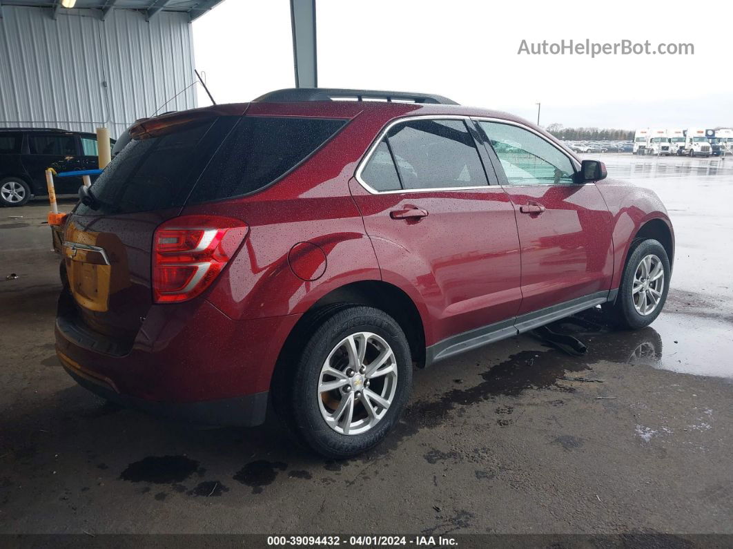 2017 Chevrolet Equinox Lt Burgundy vin: 2GNALCEK6H1605283