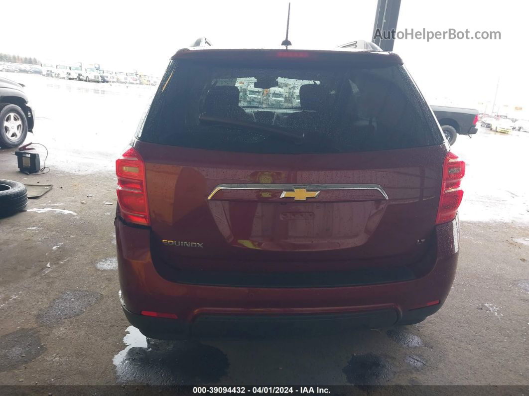 2017 Chevrolet Equinox Lt Burgundy vin: 2GNALCEK6H1605283