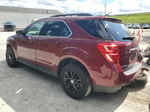 2017 Chevrolet Equinox Lt Burgundy vin: 2GNALCEK6H1610693