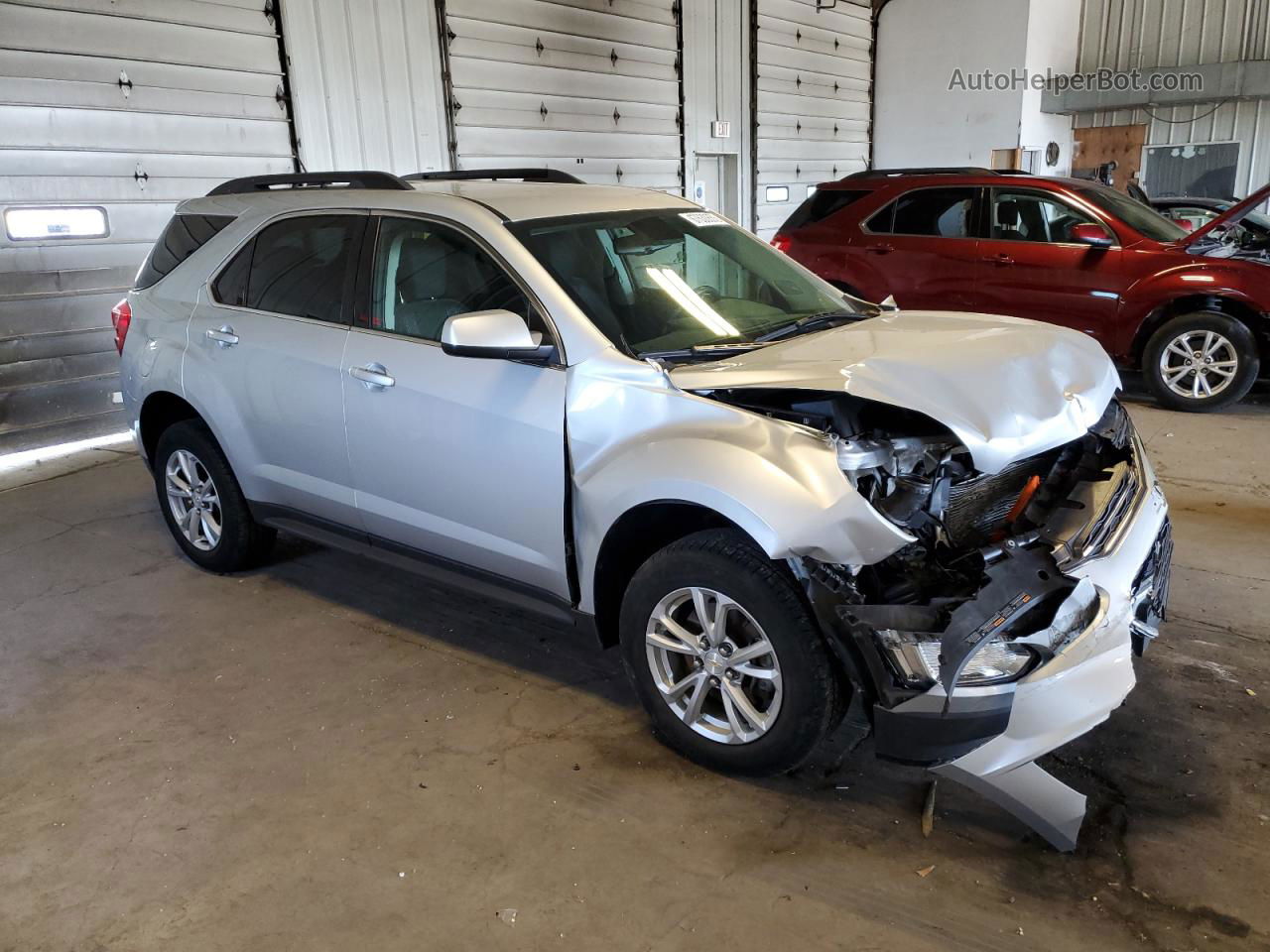 2017 Chevrolet Equinox Lt Silver vin: 2GNALCEK6H6189545