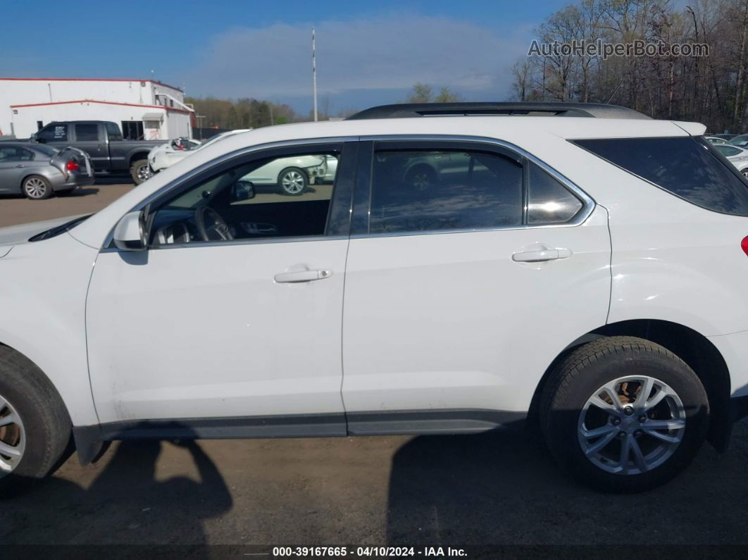 2017 Chevrolet Equinox Lt White vin: 2GNALCEK6H6351416