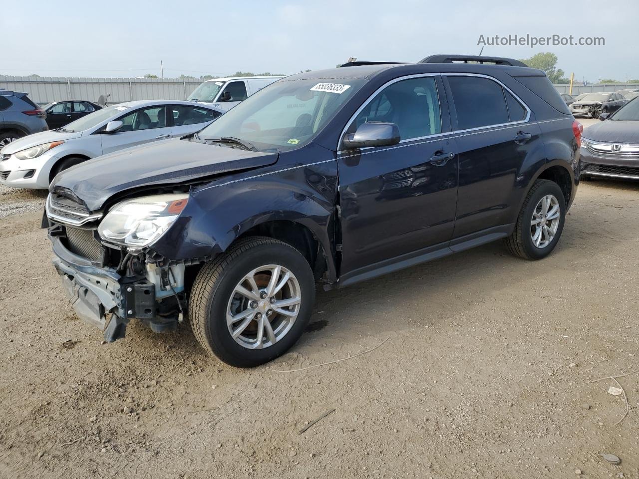 2016 Chevrolet Equinox Lt Blue vin: 2GNALCEK7G1113764