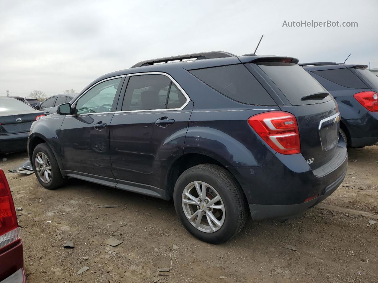 2016 Chevrolet Equinox Lt Синий vin: 2GNALCEK7G1136770