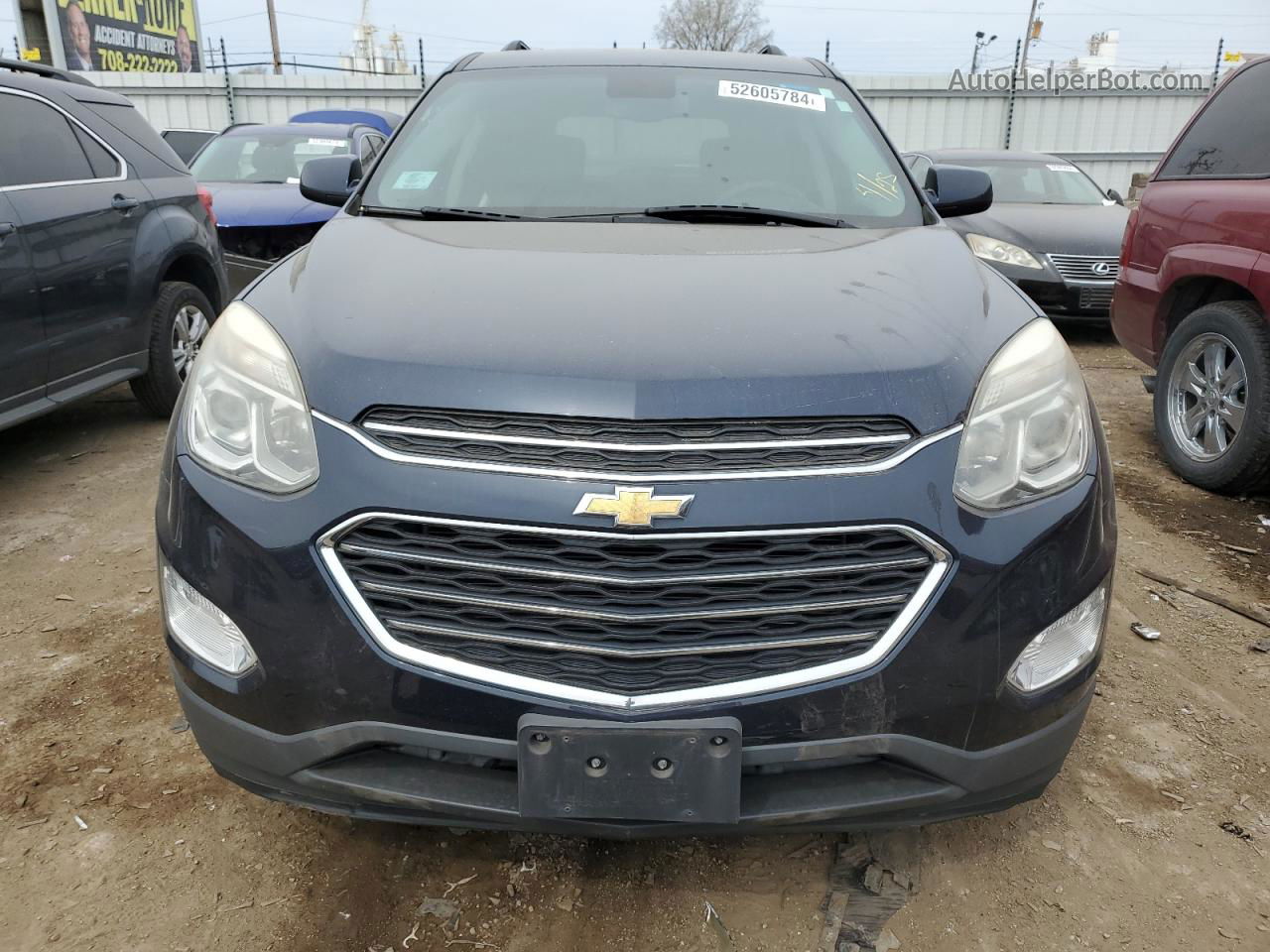 2016 Chevrolet Equinox Lt Синий vin: 2GNALCEK7G1136770