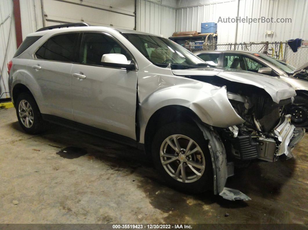 2016 Chevrolet Equinox Lt Silver vin: 2GNALCEK7G6100869