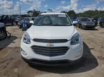 2016 Chevrolet Equinox Lt White vin: 2GNALCEK7G6102993