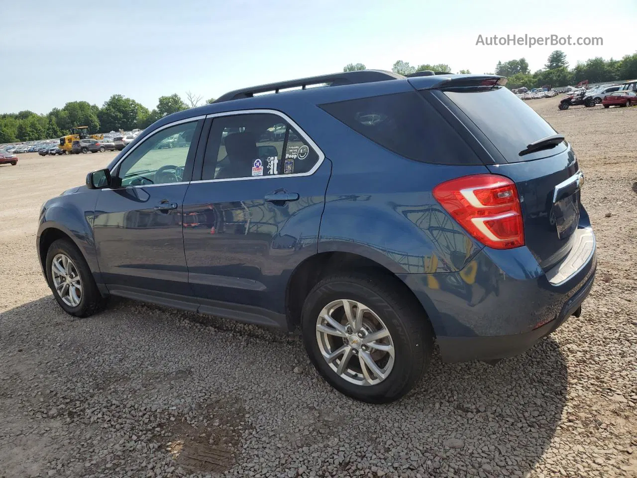 2016 Chevrolet Equinox Lt Синий vin: 2GNALCEK7G6322599