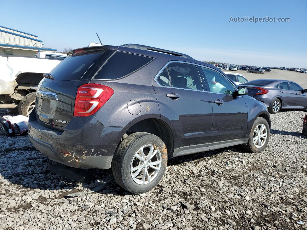 2016 Chevrolet Equinox Lt Black vin: 2GNALCEK7G6328287