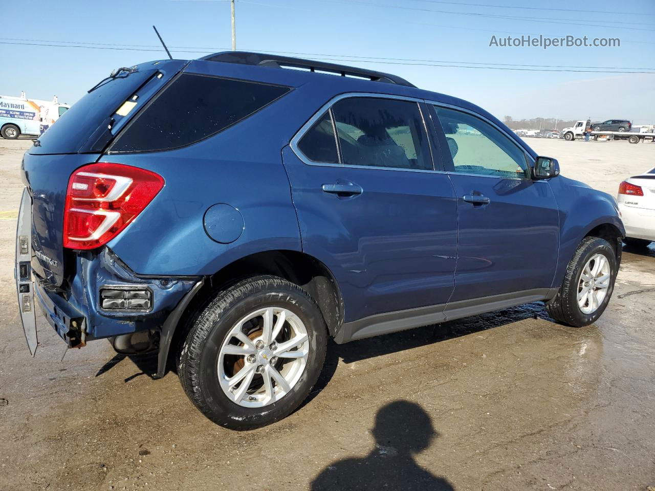 2016 Chevrolet Equinox Lt Blue vin: 2GNALCEK7G6334560