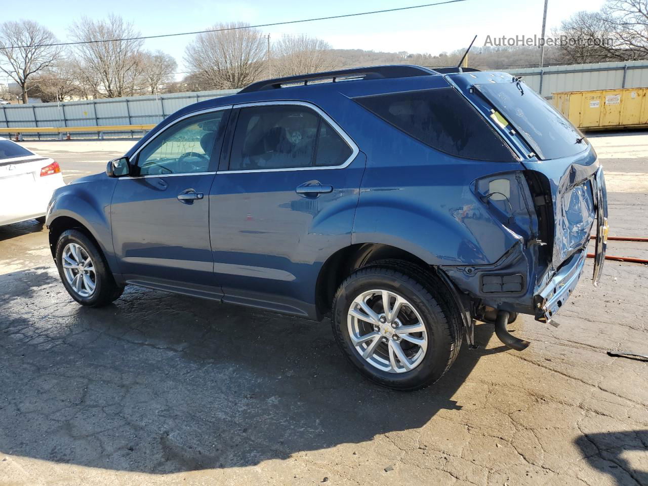 2016 Chevrolet Equinox Lt Синий vin: 2GNALCEK7G6334560