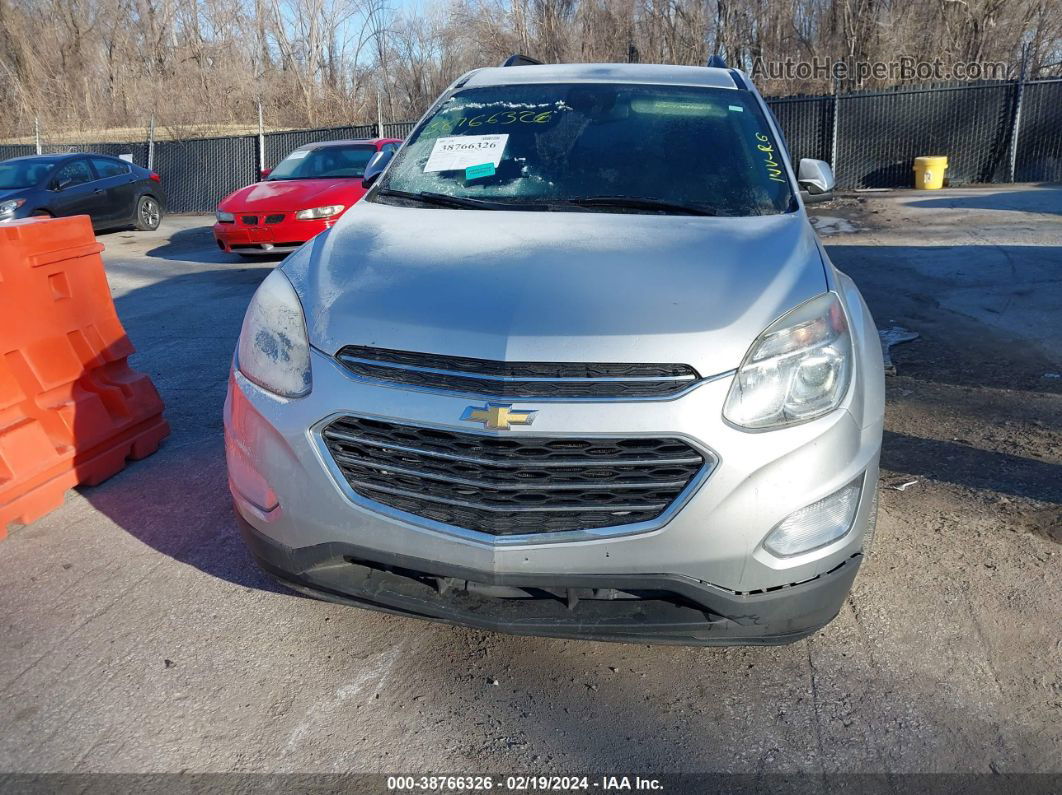 2016 Chevrolet Equinox Lt Silver vin: 2GNALCEK7G6341556